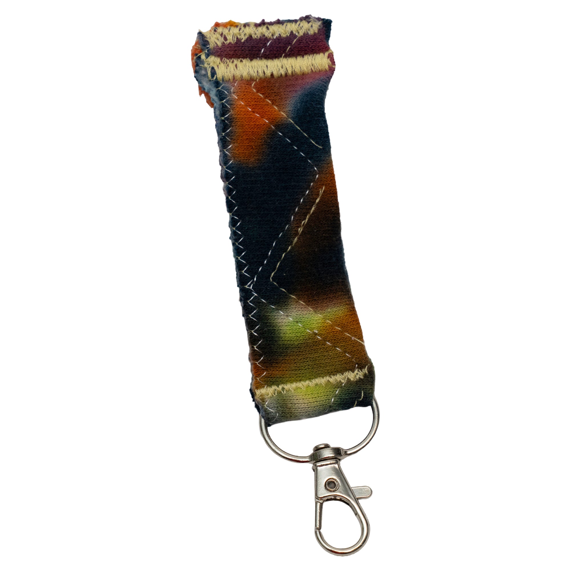 The Low-Key Hero - Handmade Upcycled Fabric Keychains