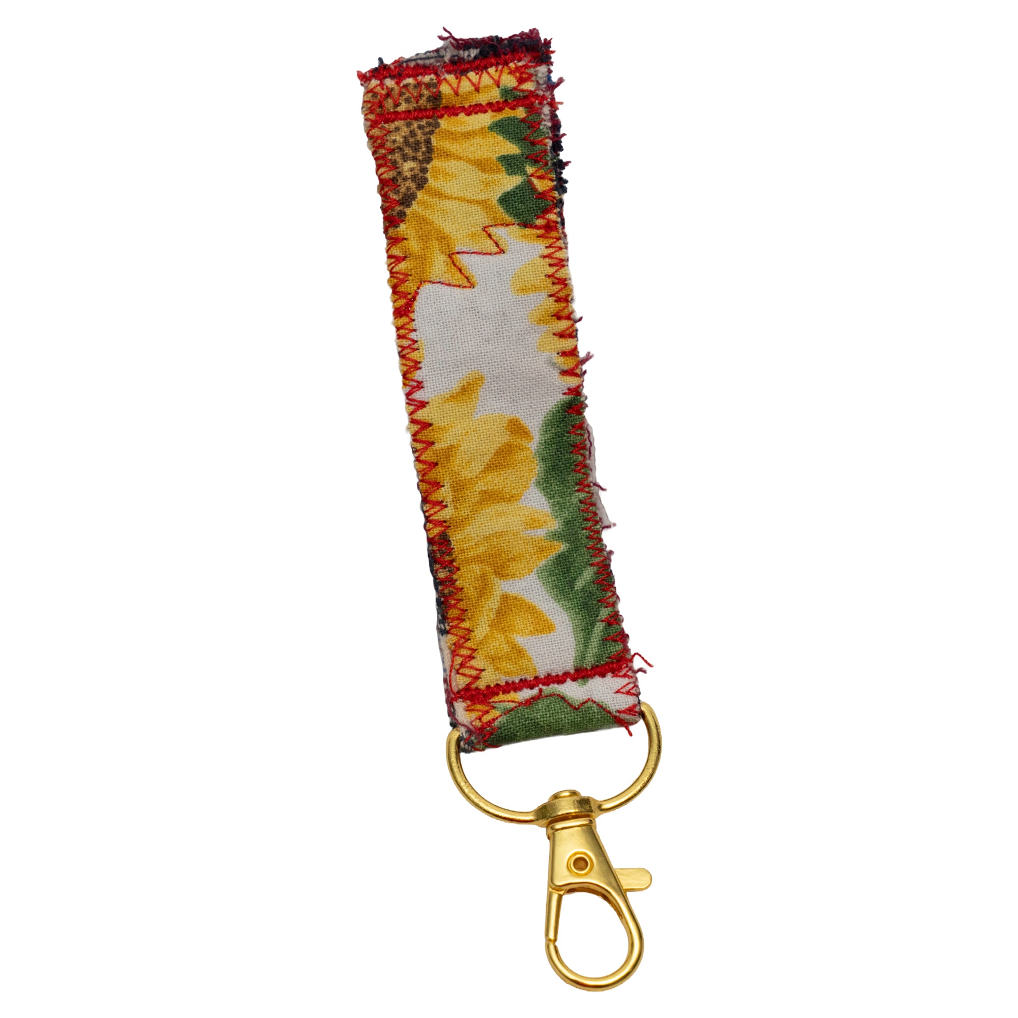 The Low-Key Hero - Handmade Upcycled Fabric Keychains