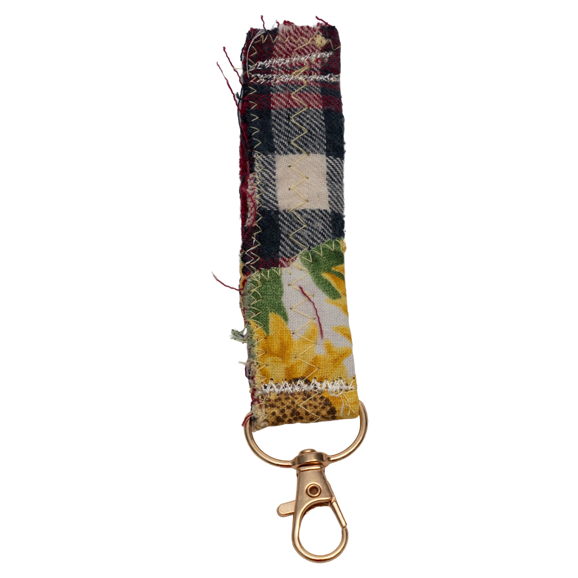 The Low-Key Hero - Handmade Upcycled Fabric Keychains