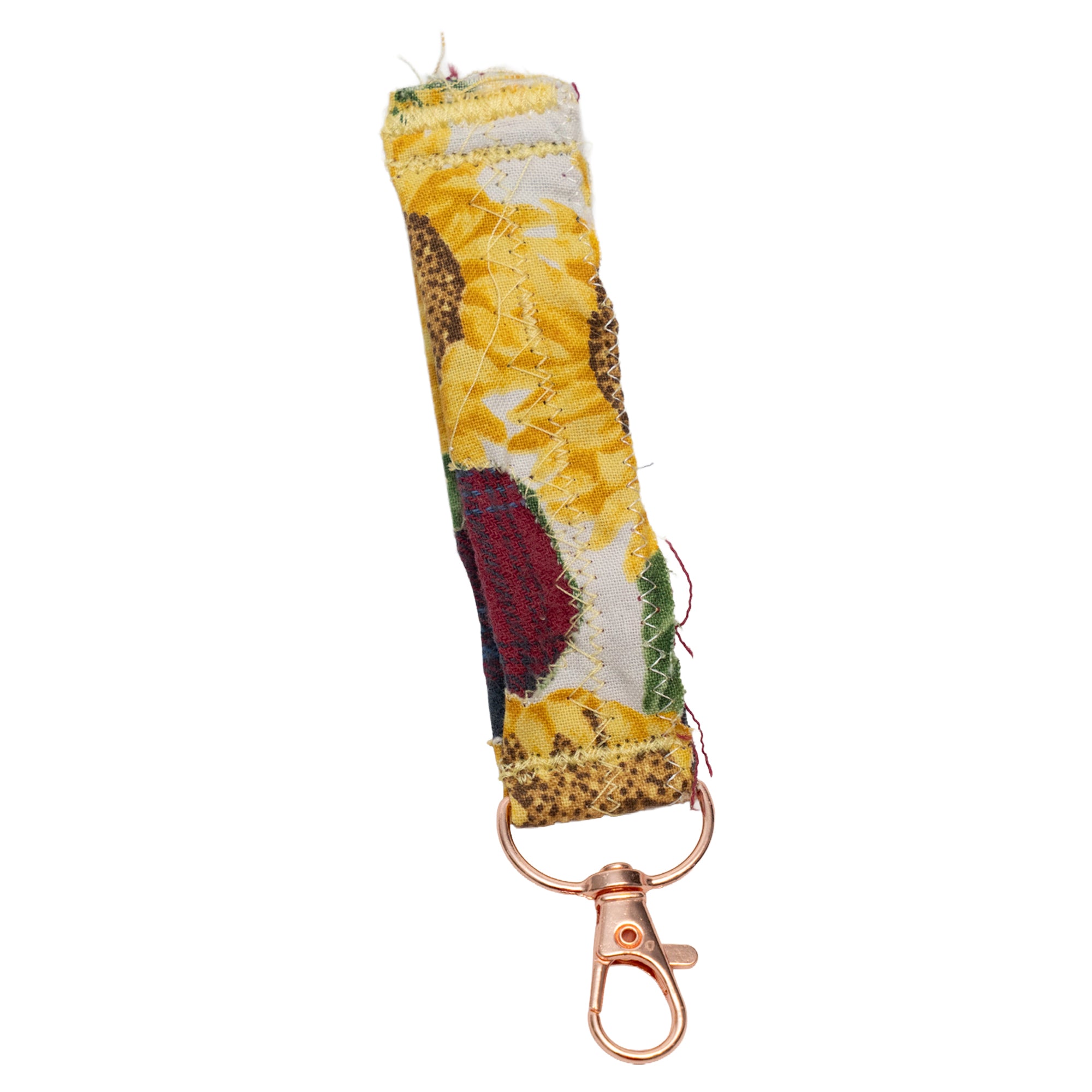 The Low-Key Hero - Handmade Upcycled Fabric Keychains