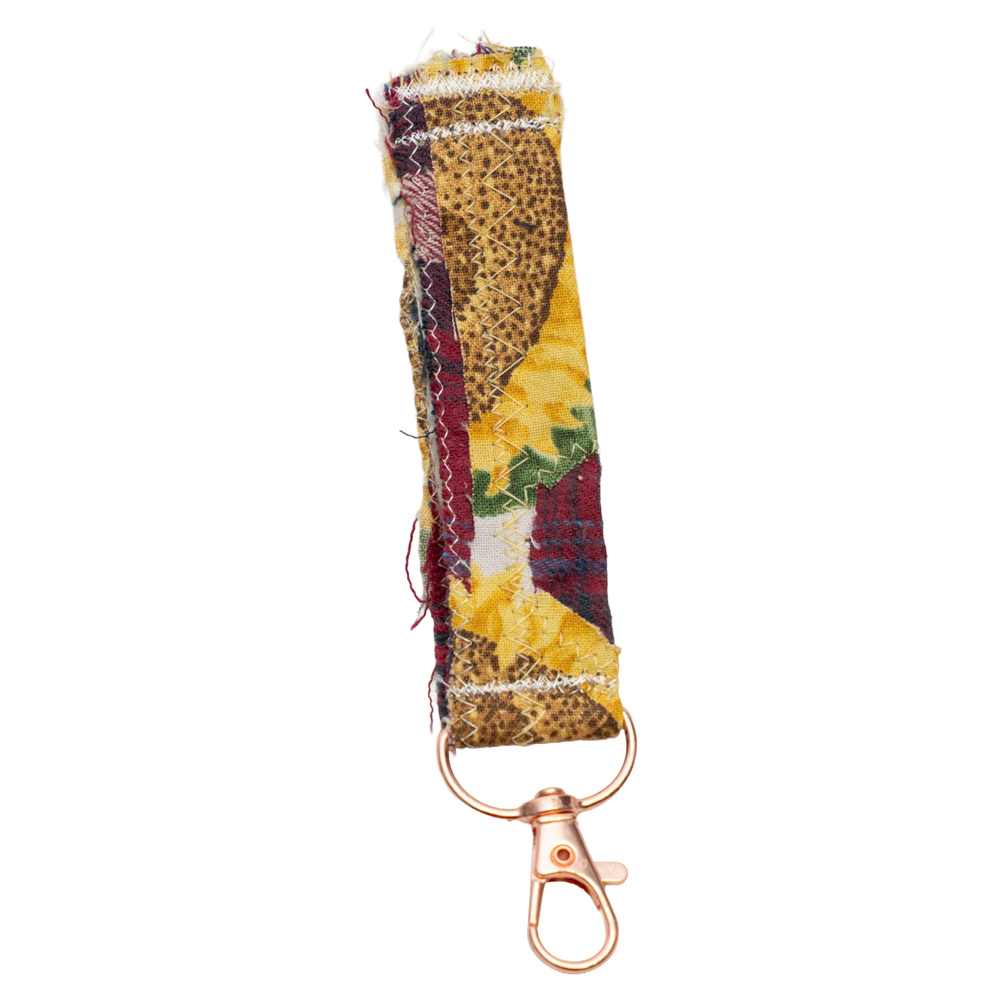 The Low-Key Hero - Handmade Upcycled Fabric Keychains