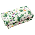 Unscented - Microwavable Upcycled Therapy Sock: Reusable Rice & Flaxseed Heat/Ice Pad - Flower Print
