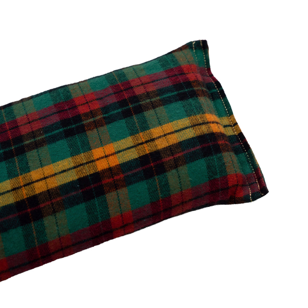 Lavender Scented - Microwavable Upcycled Therapy Sock: Reusable Rice & Flaxseed Heat/Ice Pad - Flannel