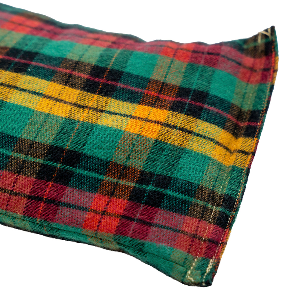 Rosemary Scented - Microwavable Upcycled Therapy Sock: Reusable Rice & Flaxseed Heat/Ice Pad - Flannel