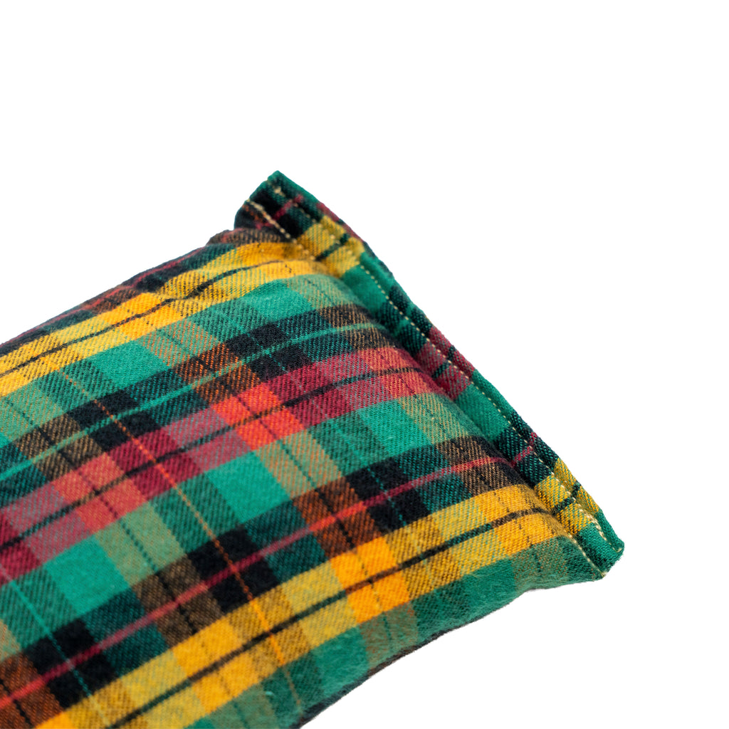 Rosemary Scented - Microwavable Upcycled Therapy Sock: Reusable Rice & Flaxseed Heat/Ice Pad - Flannel