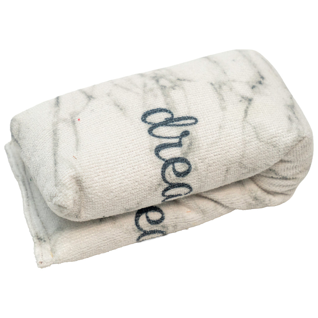 Eucalyptus Scented - Microwavable Upcycled Therapy Sock: Reusable Rice & Flaxseed Heat/Ice Pad - Dream Towel