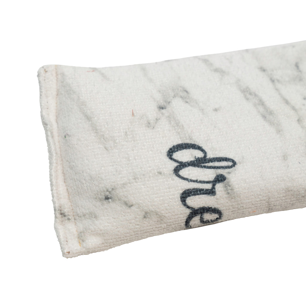 Eucalyptus Scented - Microwavable Upcycled Therapy Sock: Reusable Rice & Flaxseed Heat/Ice Pad - Dream Towel