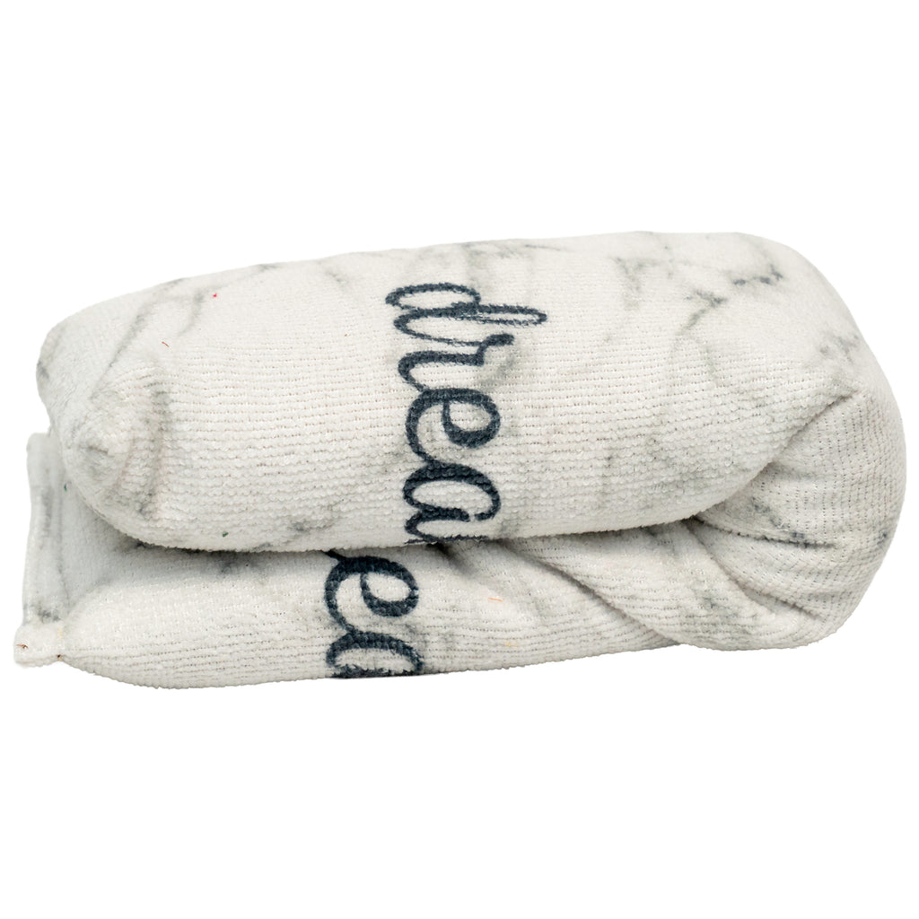 Eucalyptus Scented - Microwavable Upcycled Therapy Sock: Reusable Rice & Flaxseed Heat/Ice Pad - Dream Towel