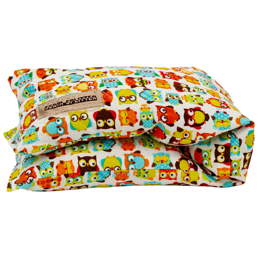 Eucalyptus Scented - Microwavable Upcycled Therapy Sock: Reusable Rice & Flaxseed Heat/Ice Pad - Animal Print