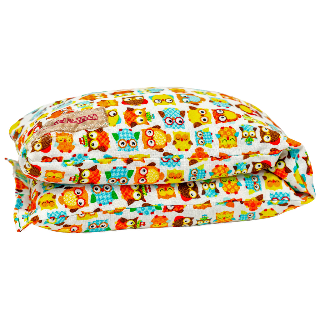 Eucalyptus Scented - Microwavable Upcycled Therapy Sock: Reusable Rice & Flaxseed Heat/Ice Pad - Animal Print