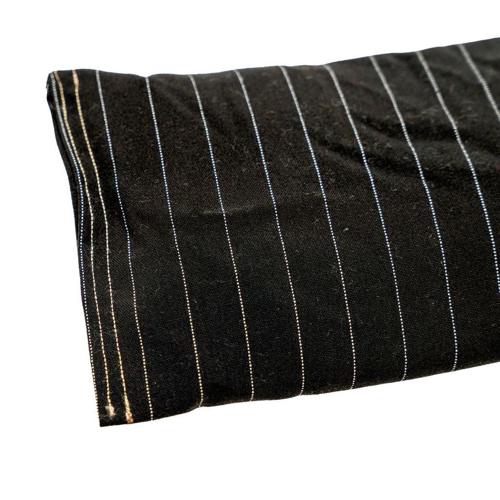 Chamomile Scented - Microwavable Upcycled Therapy Sock: Reusable Rice & Flaxseed Heat/Ice Pad - Black Sheet