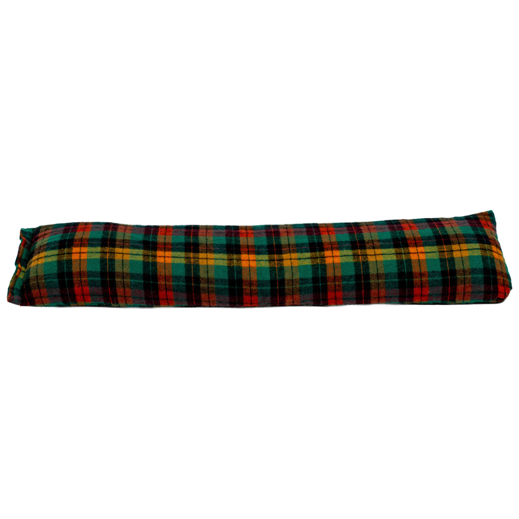 Chamomile Scented - Microwavable Upcycled Therapy Sock: Reusable Rice & Flaxseed Heat/Ice Pad - Flannel