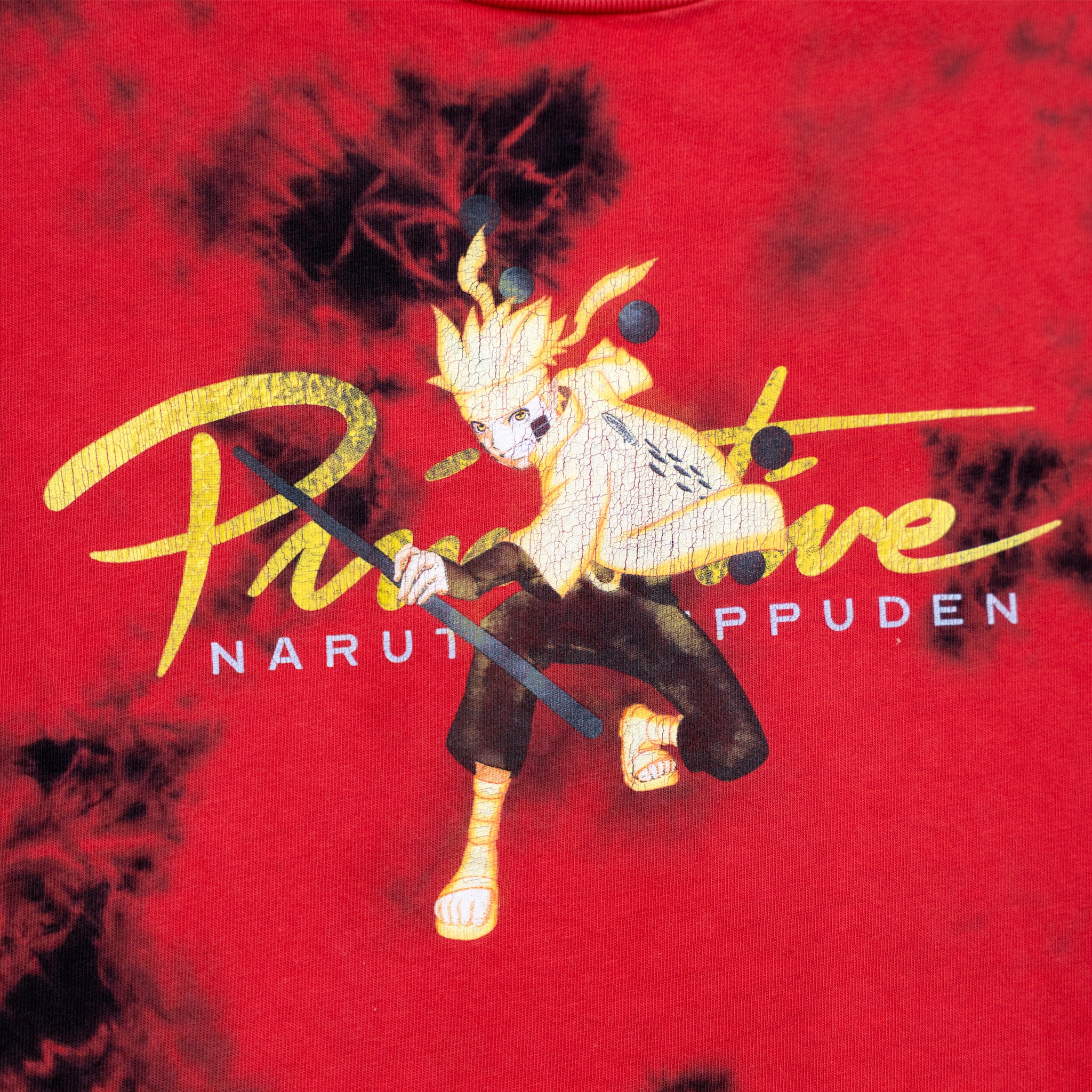 Primitive x Naruto Flannel Campfire Style Sweatshirt - Reworked Vintage Upcycled Sports Plaid - [L]