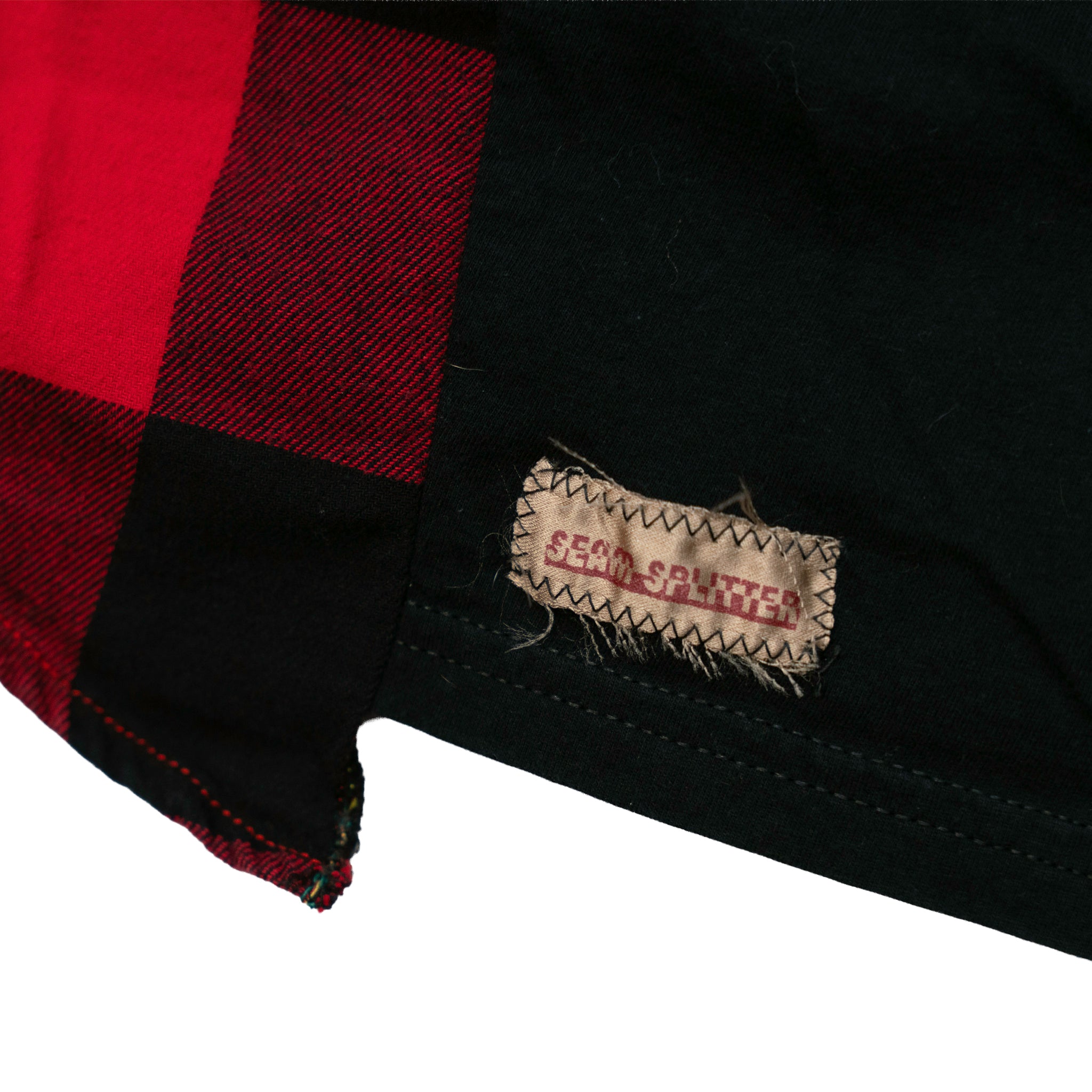 Pizza People Flannel Campfire Style Sweatshirt - Reworked Vintage Upcycled Sports Plaid - [M]