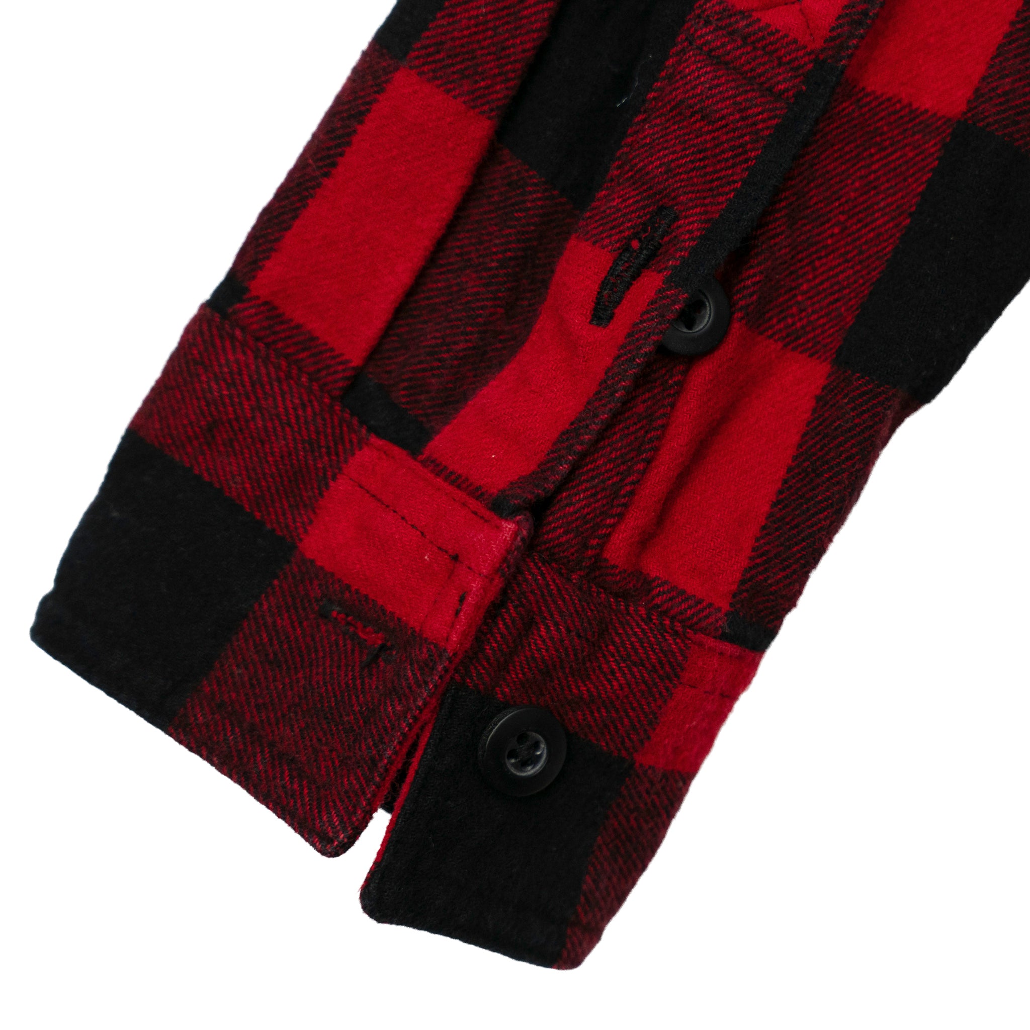Rengoku Demon Slayer Flannel Campfire Style Sweatshirt - Reworked Vintage Upcycled Plaid - [M]