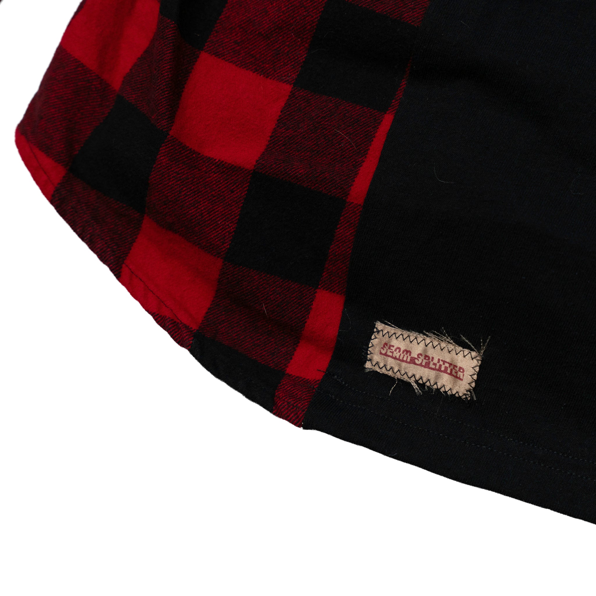 Rengoku Demon Slayer Flannel Campfire Style Sweatshirt - Reworked Vintage Upcycled Plaid - [M]
